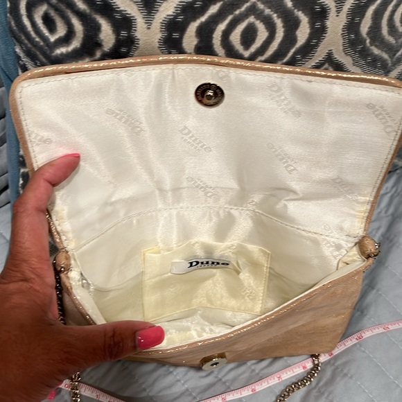 Dune London Cream Shoulder Evening Bag Purse - Picture 4 of 5